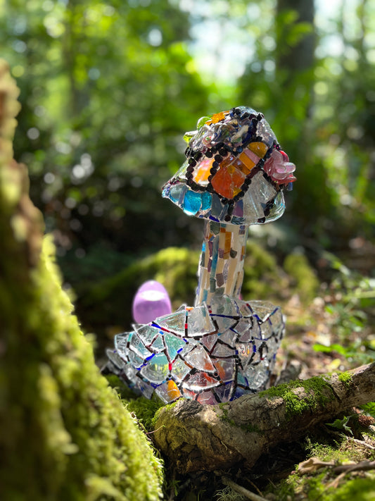 Glass Art Portfolio - "Broken, But not Beyond Repair"