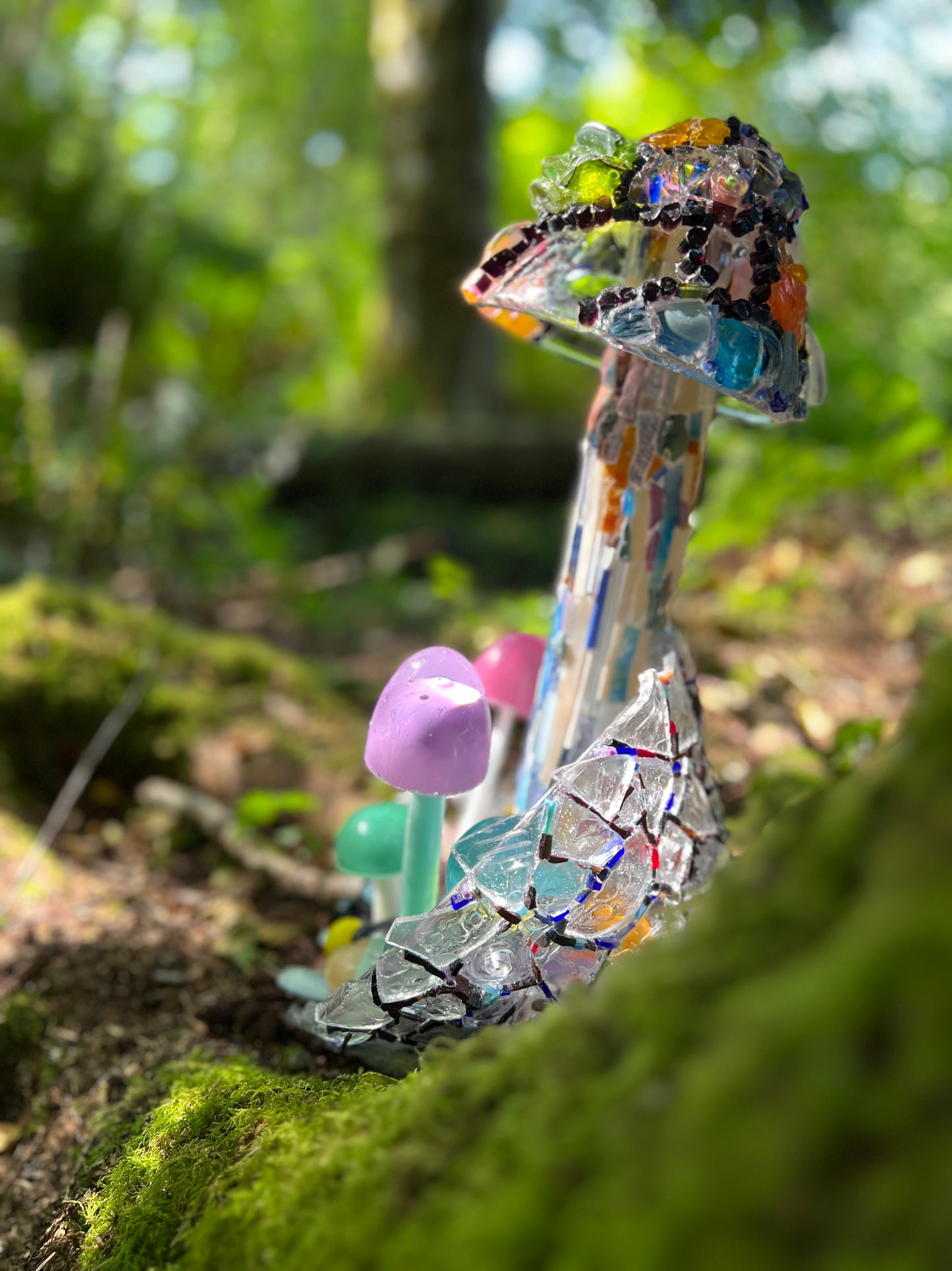 Glass Art Portfolio - "Broken, But not Beyond Repair"