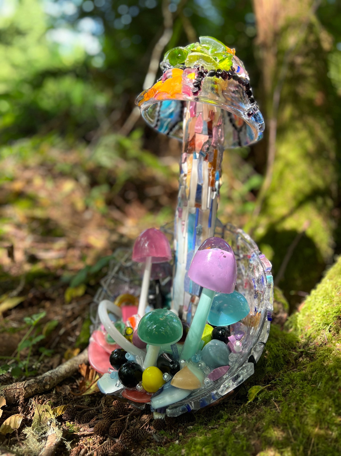 Glass Art Portfolio - "Broken, But not Beyond Repair"