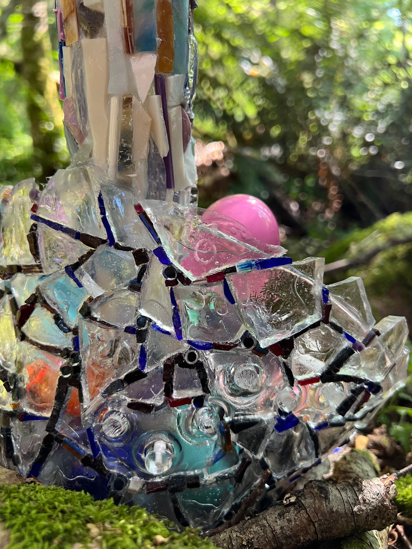Glass Art Portfolio - "Broken, But not Beyond Repair"