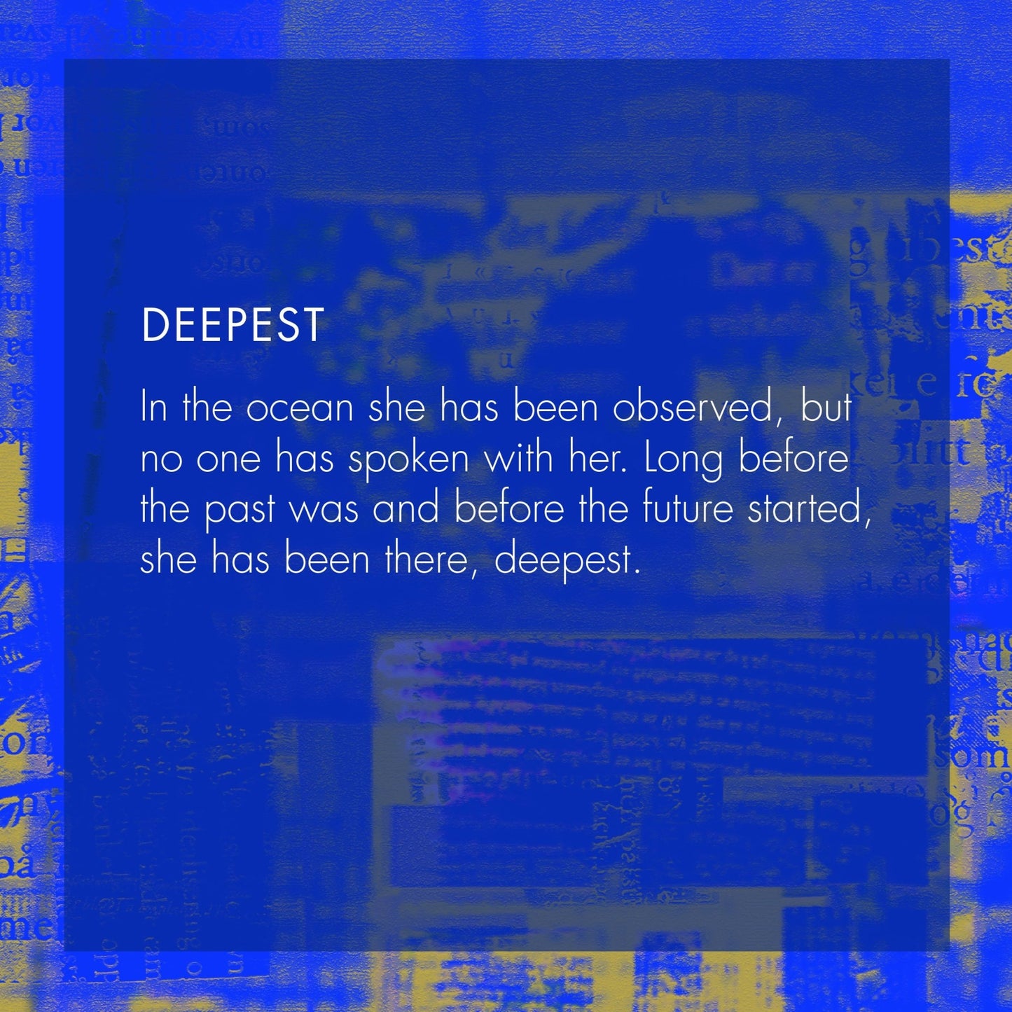 Profound Limitless Digital Artwork - Deepest - Creativity Booster Art - Hauklien Design - 991 601 481