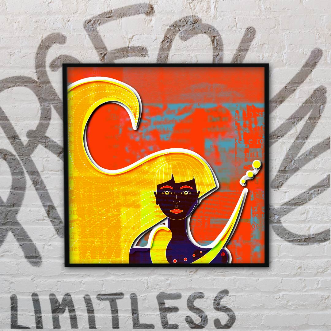 Profound Limitless Digital Artwork - Intrigue - Creativity Booster Art - Hauklien Design - 991 601 481