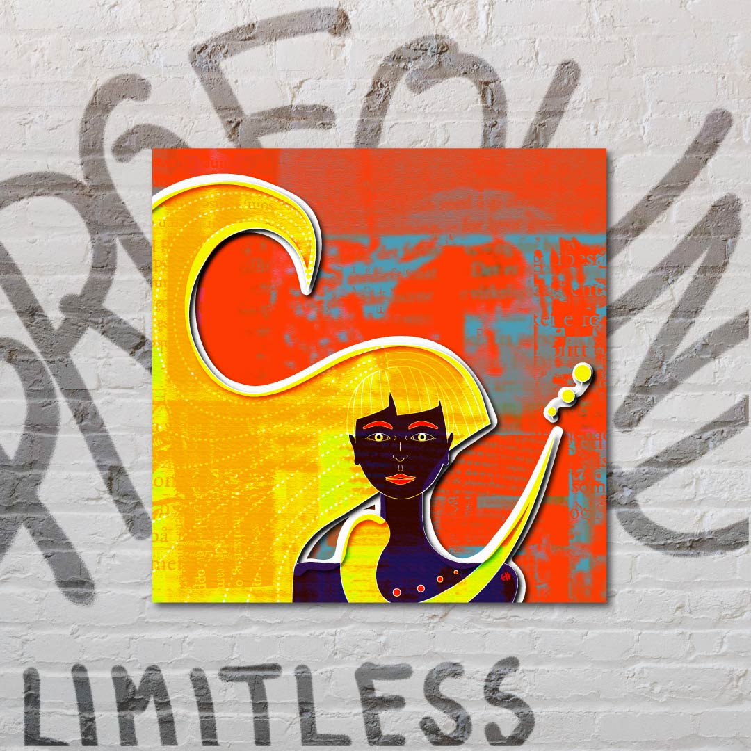 Profound Limitless Digital Artwork - Intrigue - Creativity Booster Art - Hauklien Design - 991 601 481
