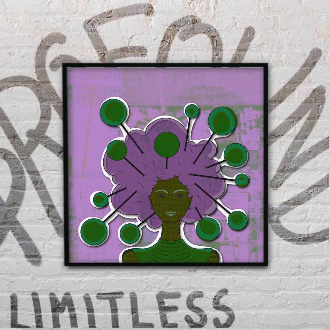 Profound Limitless Digital Artwork - Profound - Creativity Booster Art - Hauklien Design - 991 601 481