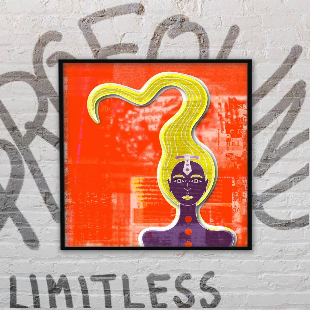 Profound Limitless Digital Artwork - Reaching - Creativity Booster Art - Hauklien Design - 991 601 481