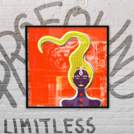 Profound Limitless Digital Artwork - Reaching - Creativity Booster Art - Hauklien Design - 991 601 481