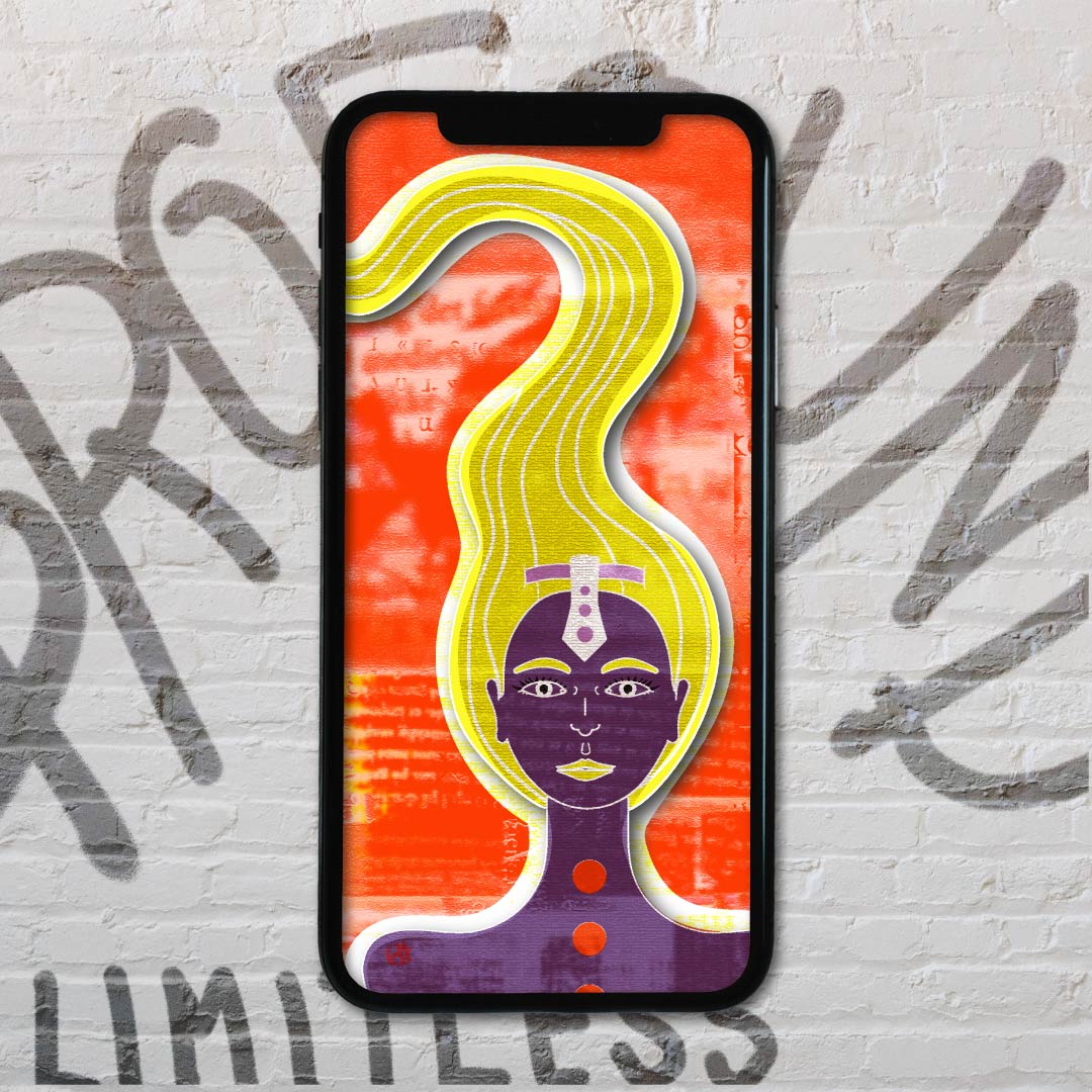 Profound Limitless Digital Artwork - Reaching - Creativity Booster Art - Hauklien Design - 991 601 481