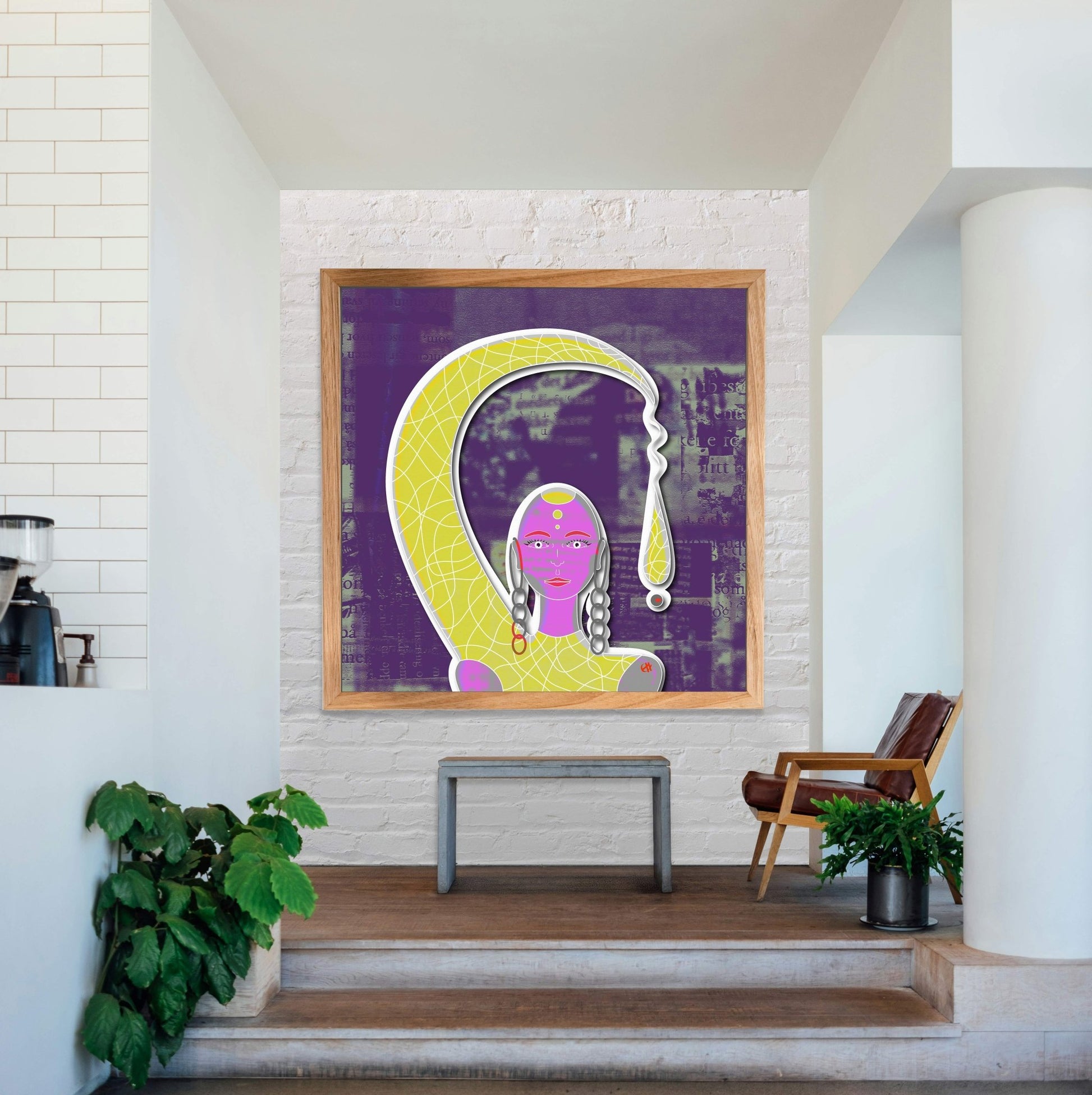 Profound Limitless Digital Artwork - To The Moon and Back - Creativity Booster Art - Hauklien Design - 991 601 481