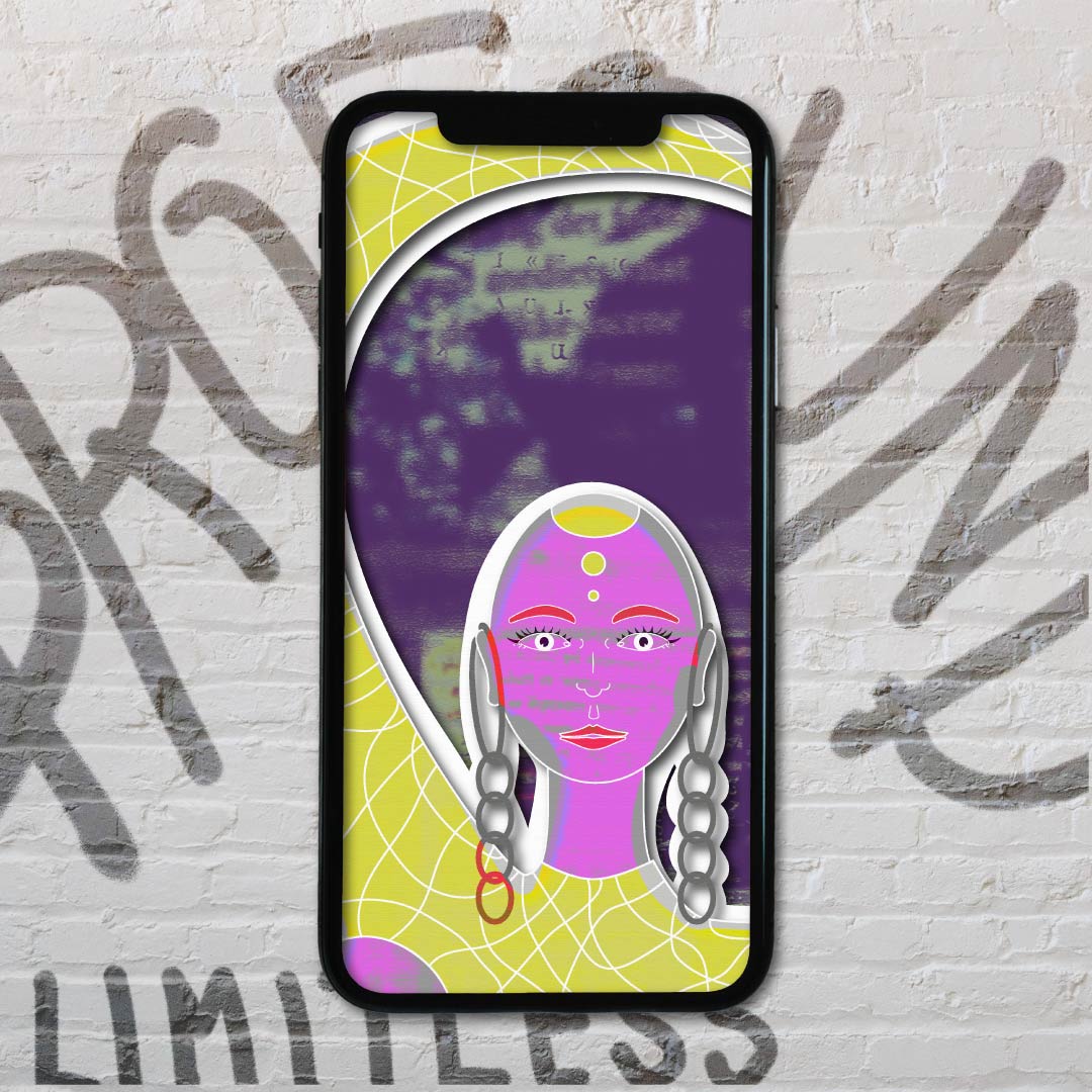 Profound Limitless Digital Artwork - To The Moon and Back - Creativity Booster Art - Hauklien Design - 991 601 481