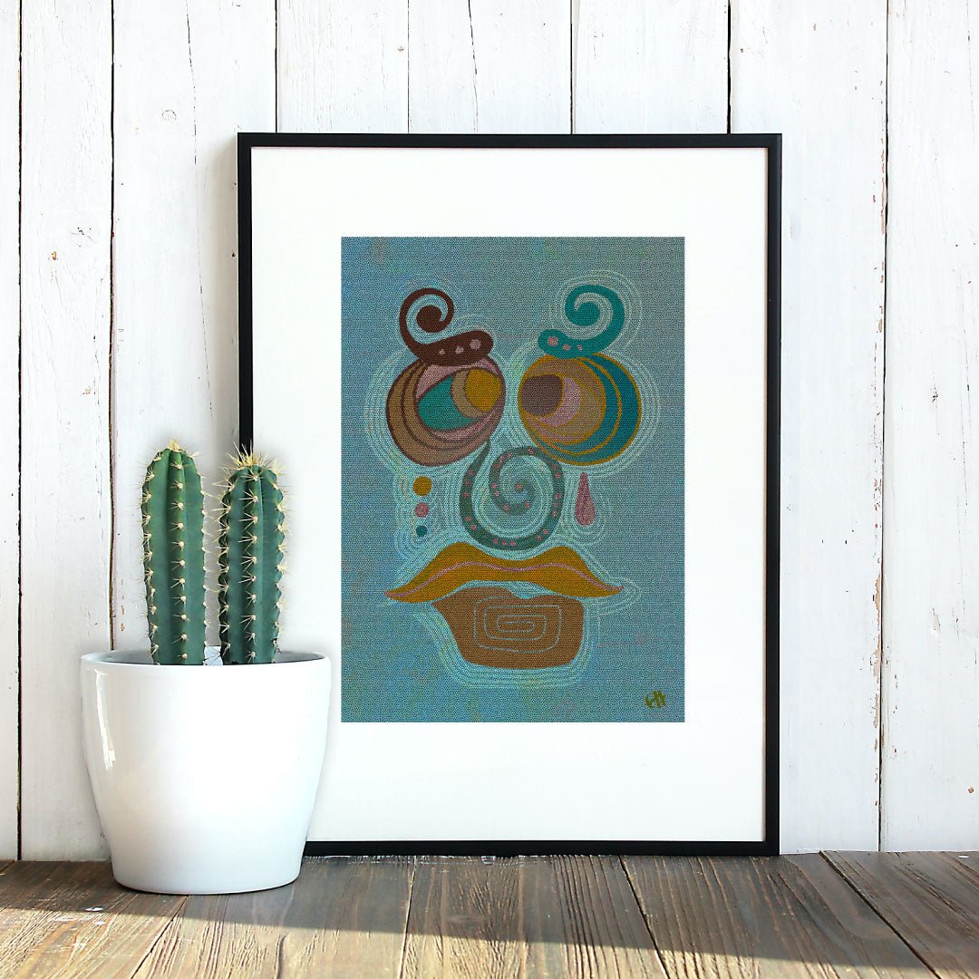 Return to Earthiness Digital Artworks - Deep Waters - Creativity Booster Art - Hauklien Design - 991 601 481