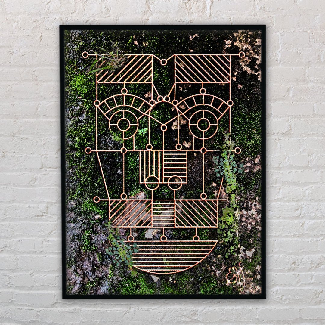 Return to Earthiness Digital Artworks - From The Beginning, Part 1 - Creativity Booster Art - Hauklien Design - 991 601 481