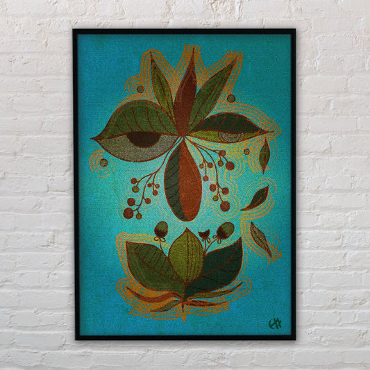 Return to Earthiness Digital Artworks - Home In Autumn - Creativity Booster Art - Hauklien Design - 991 601 481