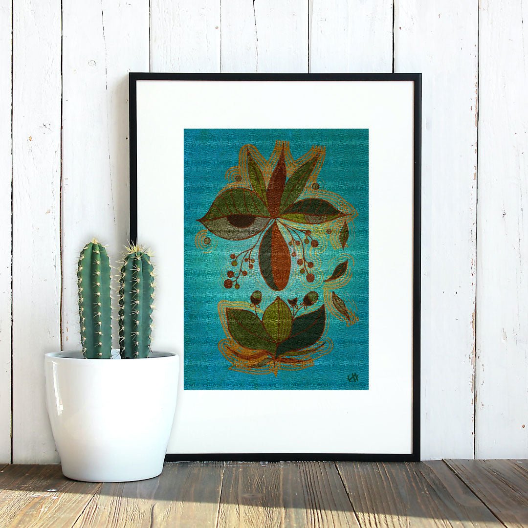 Return to Earthiness Digital Artworks - Home In Autumn - Creativity Booster Art - Hauklien Design - 991 601 481