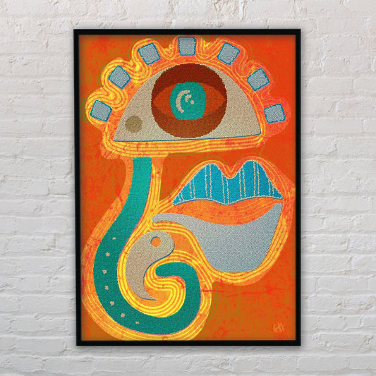 Return to Earthiness Digital Artworks - Listen - Creativity Booster Art - Hauklien Design - 991 601 481