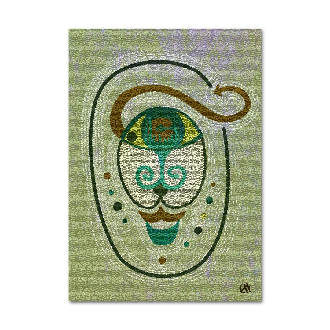 Return to Earthiness Digital Artworks - The Circle Of - Creativity Booster Art - Hauklien Design - 991 601 481