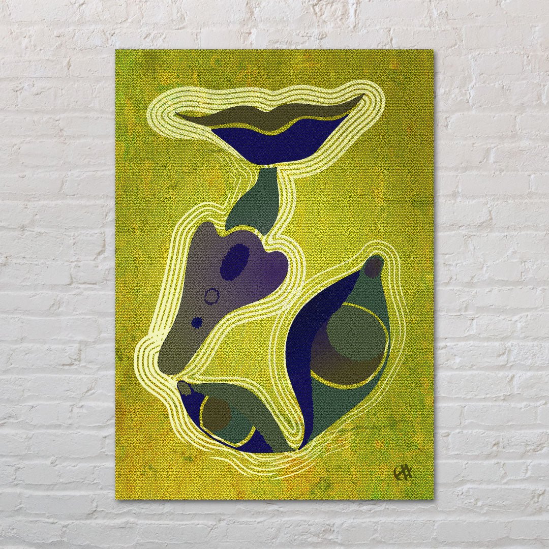 Return to Earthiness Digital Artworks - Vitality - Creativity Booster Art - Hauklien Design - 991 601 481