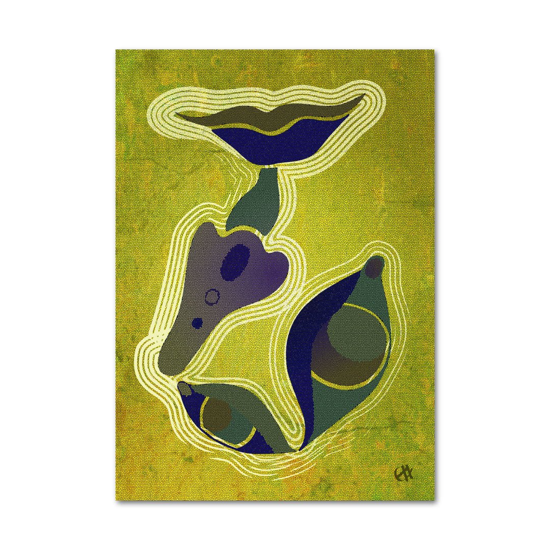 Return to Earthiness Digital Artworks - Vitality - Creativity Booster Art - Hauklien Design - 991 601 481