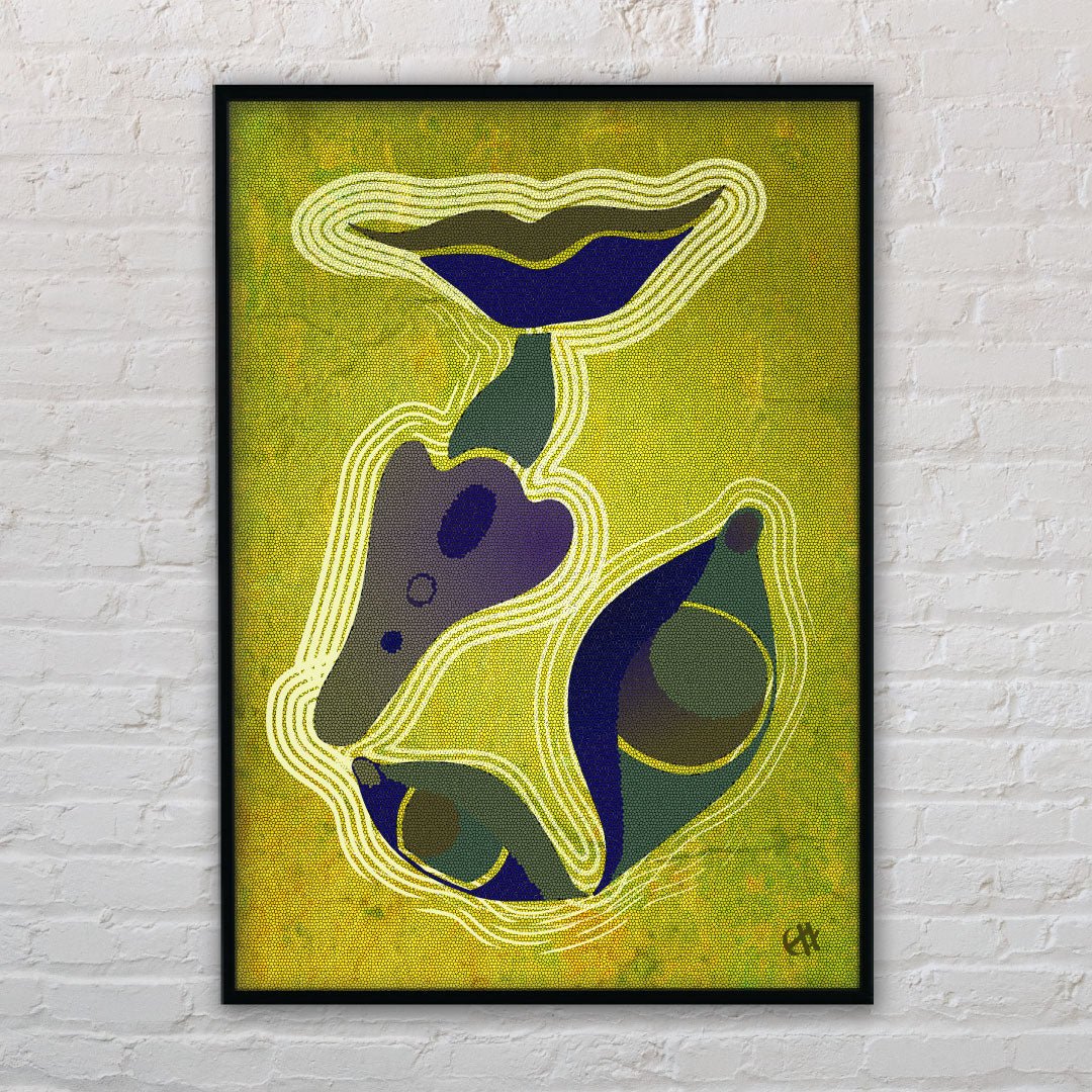 Return to Earthiness Digital Artworks - Vitality - Creativity Booster Art - Hauklien Design - 991 601 481