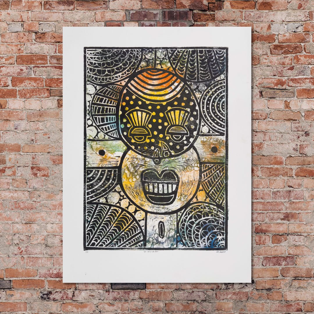 Return To Earthiness – The Sun and The Moon 1/25 - Creativity Booster Art - Hauklien Design - 991 601 481