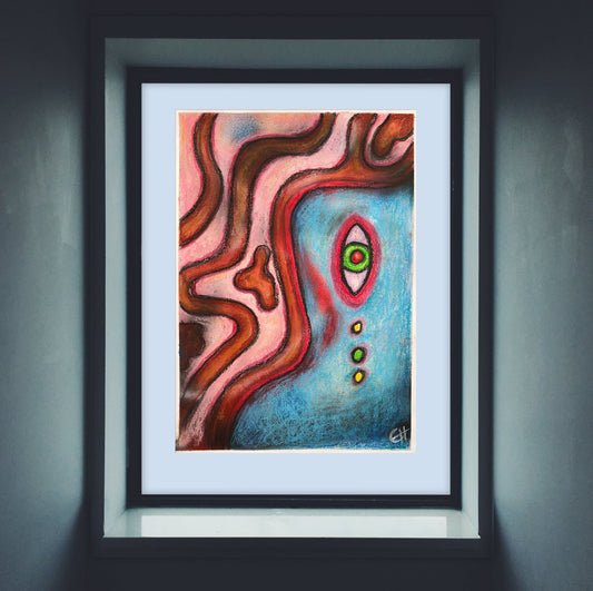 A Digital Ambivert - A Digital Organism - Creativity Booster Art - Hauklien Design - 991 601 481
