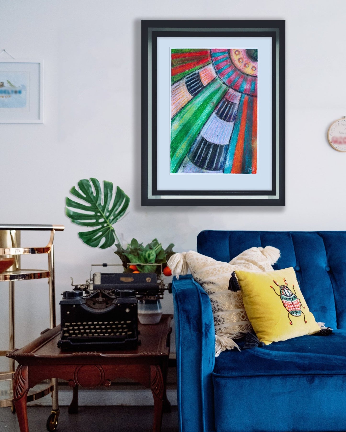 A Digital Ambivert - Before and Now - Creativity Booster Art - Hauklien Design - 991 601 481