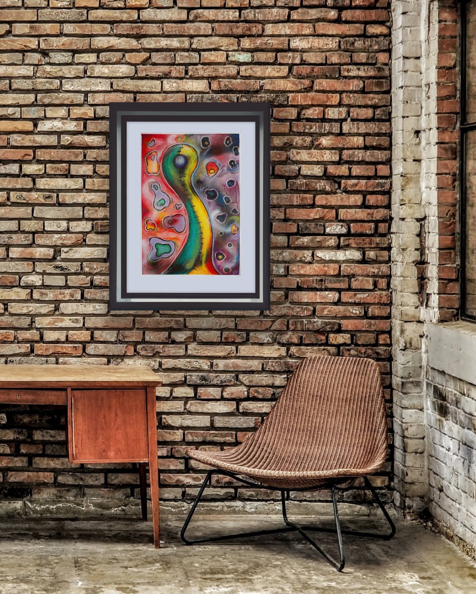 A Digital Ambivert - Perfectly Ambivalent - Creativity Booster Art - Hauklien Design - 991 601 481