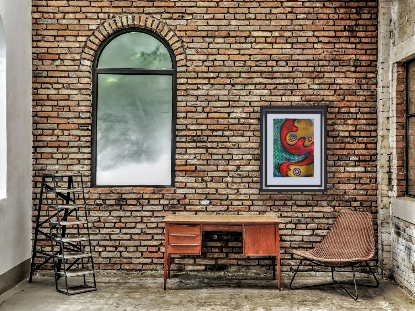 A Digital Ambivert - Waves of Uncertainty - Creativity Booster Art - Hauklien Design - 991 601 481