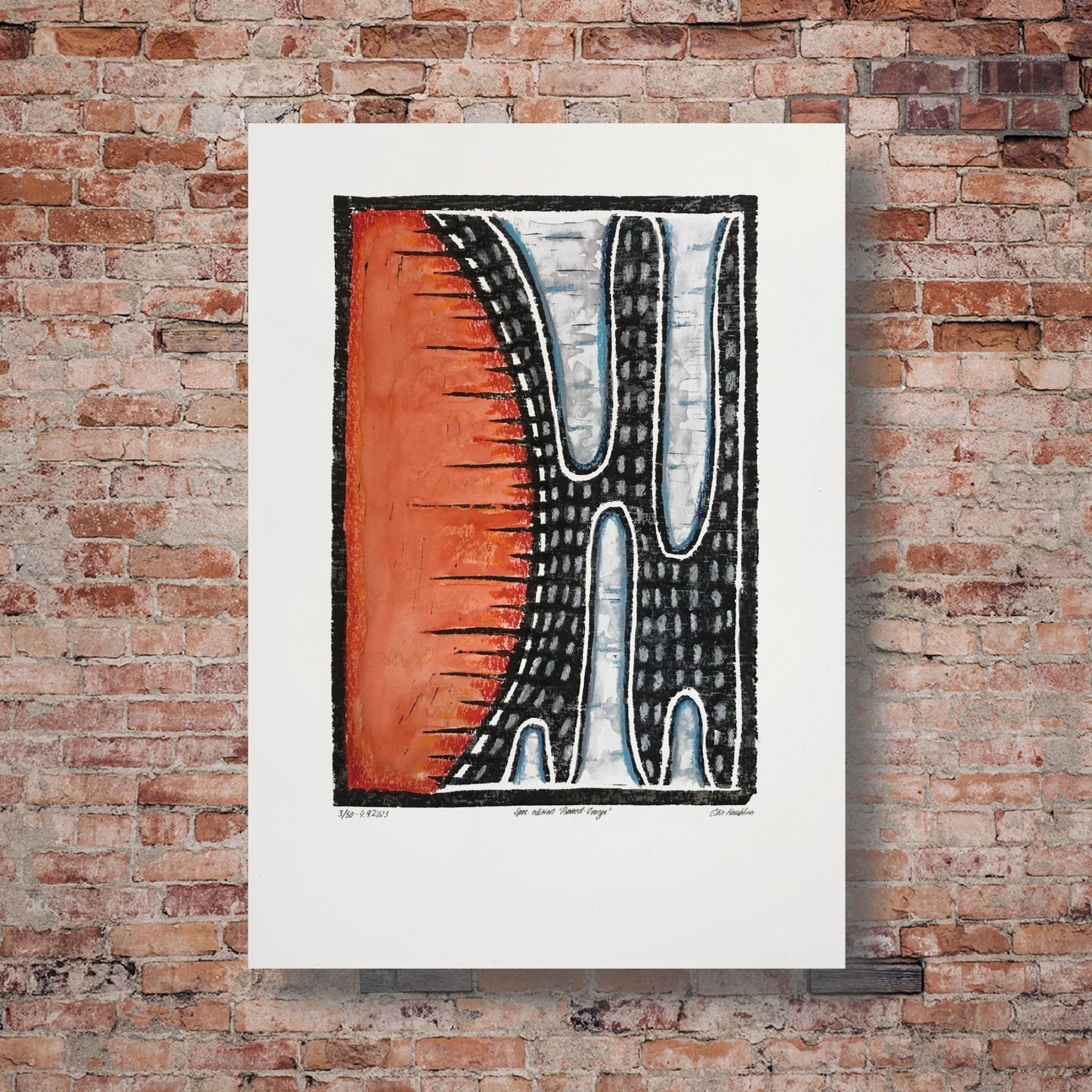 Eggstentialism – Pinned No 3/50 Special Edition Color - Creativity Booster Art - Hauklien Design - 991 601 481