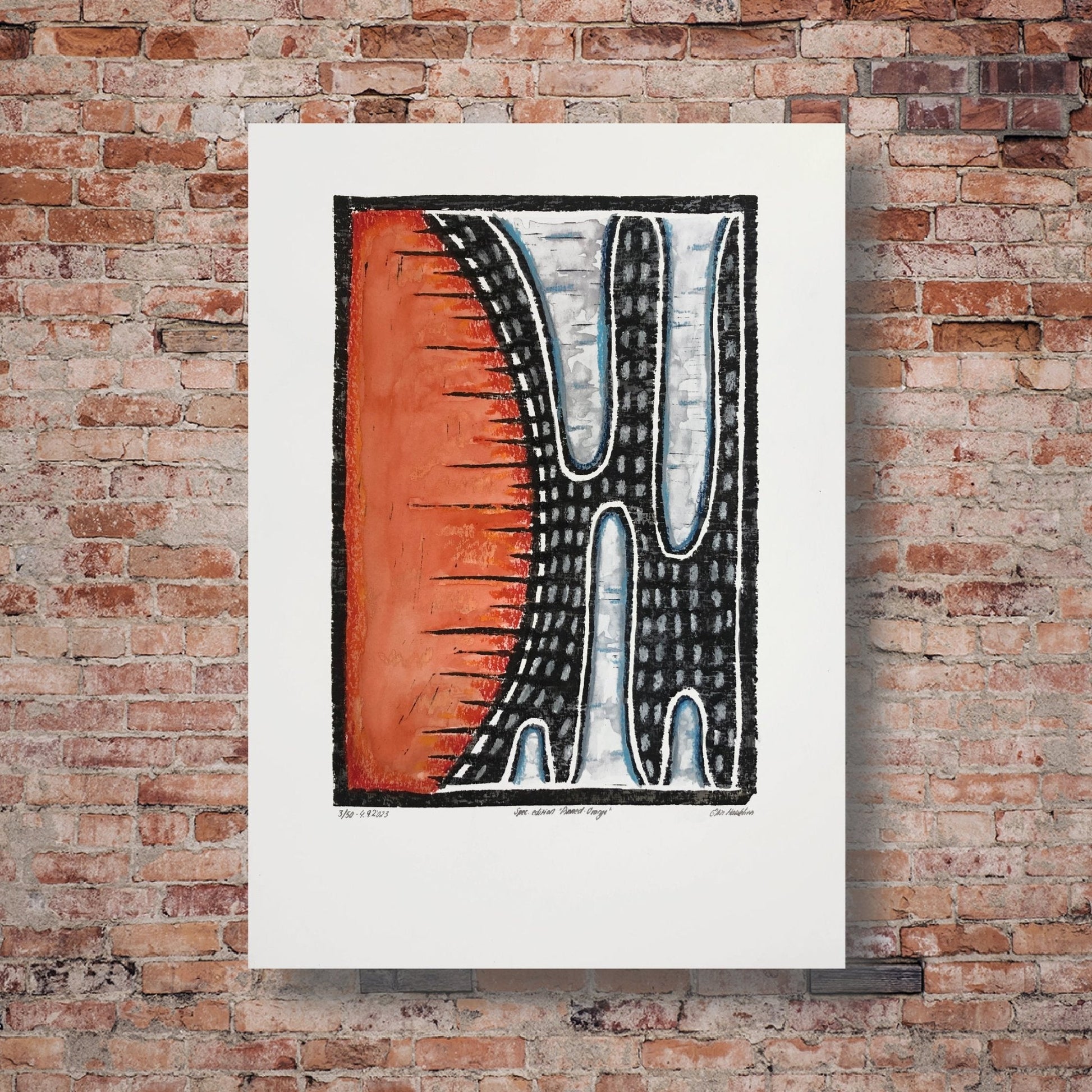 Eggstentialism – Pinned No 3/50 Special Edition Color - Creativity Booster Art - Hauklien Design - 991 601 481