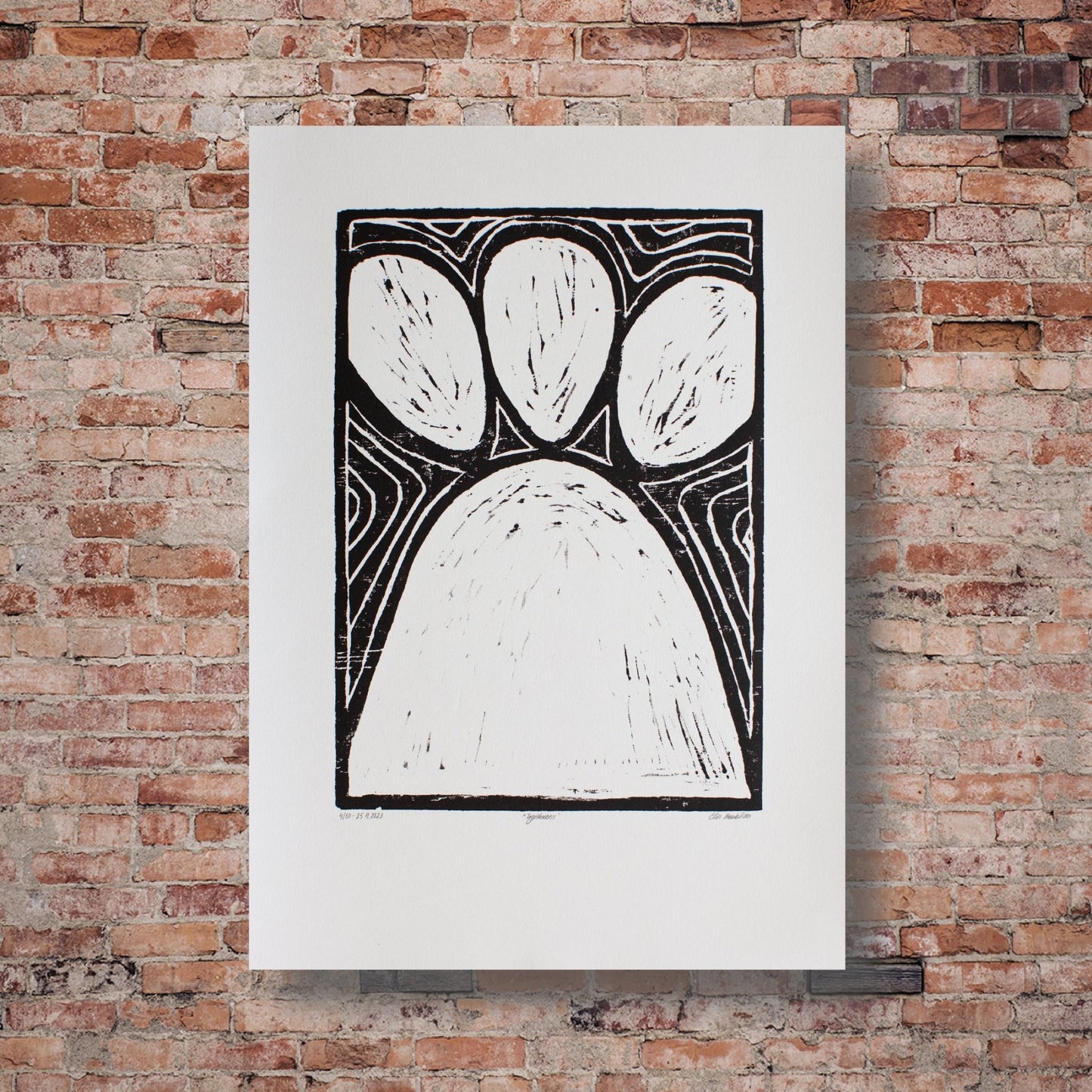 Eggstentialism – Togetherness No 4/50 - Creativity Booster Art - Hauklien Design - 991 601 481