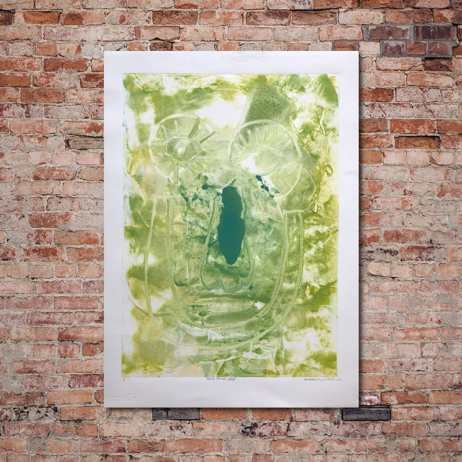 Return To Earthiness – After The Field Start Sprouting No 1/1 - Creativity Booster Art - Hauklien Design - 991 601 481