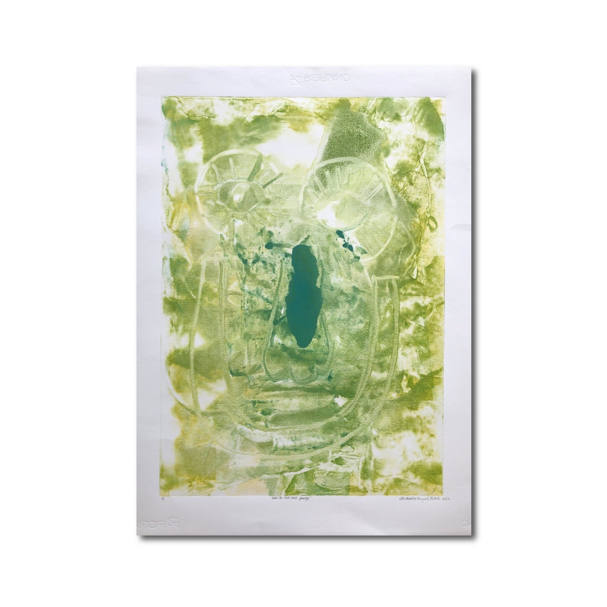 Return To Earthiness – After The Field Start Sprouting No 1/1 - Creativity Booster Art - Hauklien Design - 991 601 481