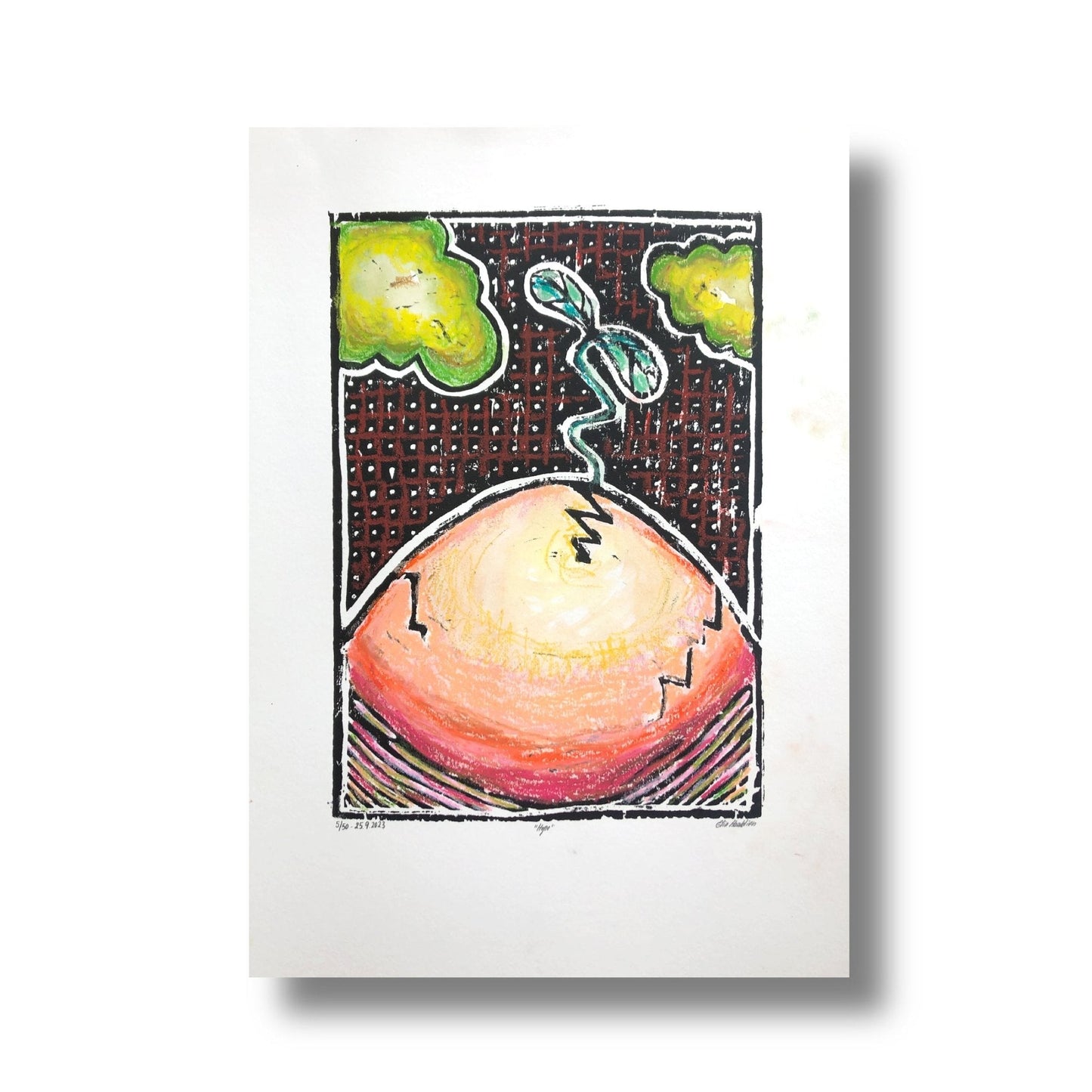 Eggstentialism – Hope No 5/50 Special Edition Color - Creativity Booster Art - Hauklien Design - 991 601 481